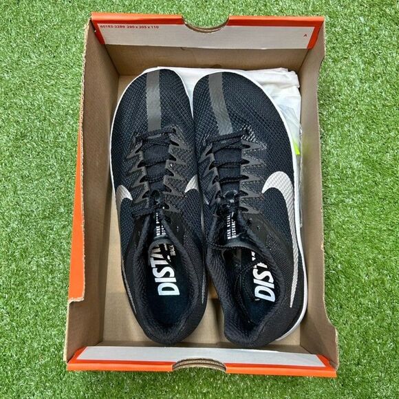 Nike Zoom Rival Distance- Black- DC8725-001- M8.5/W10- NIB - Picture 8 of 9